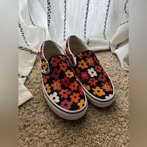 Woman’s Floral Slip-on Vans